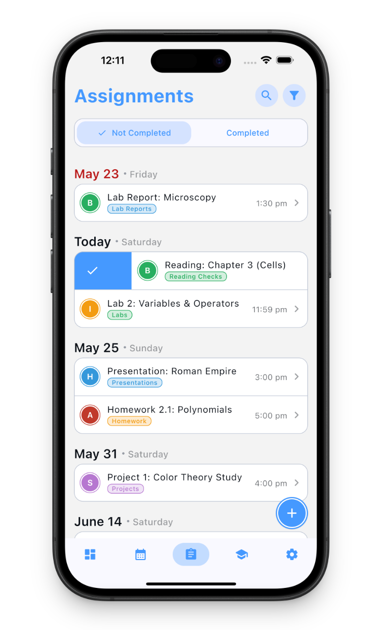 Assignment Tracker