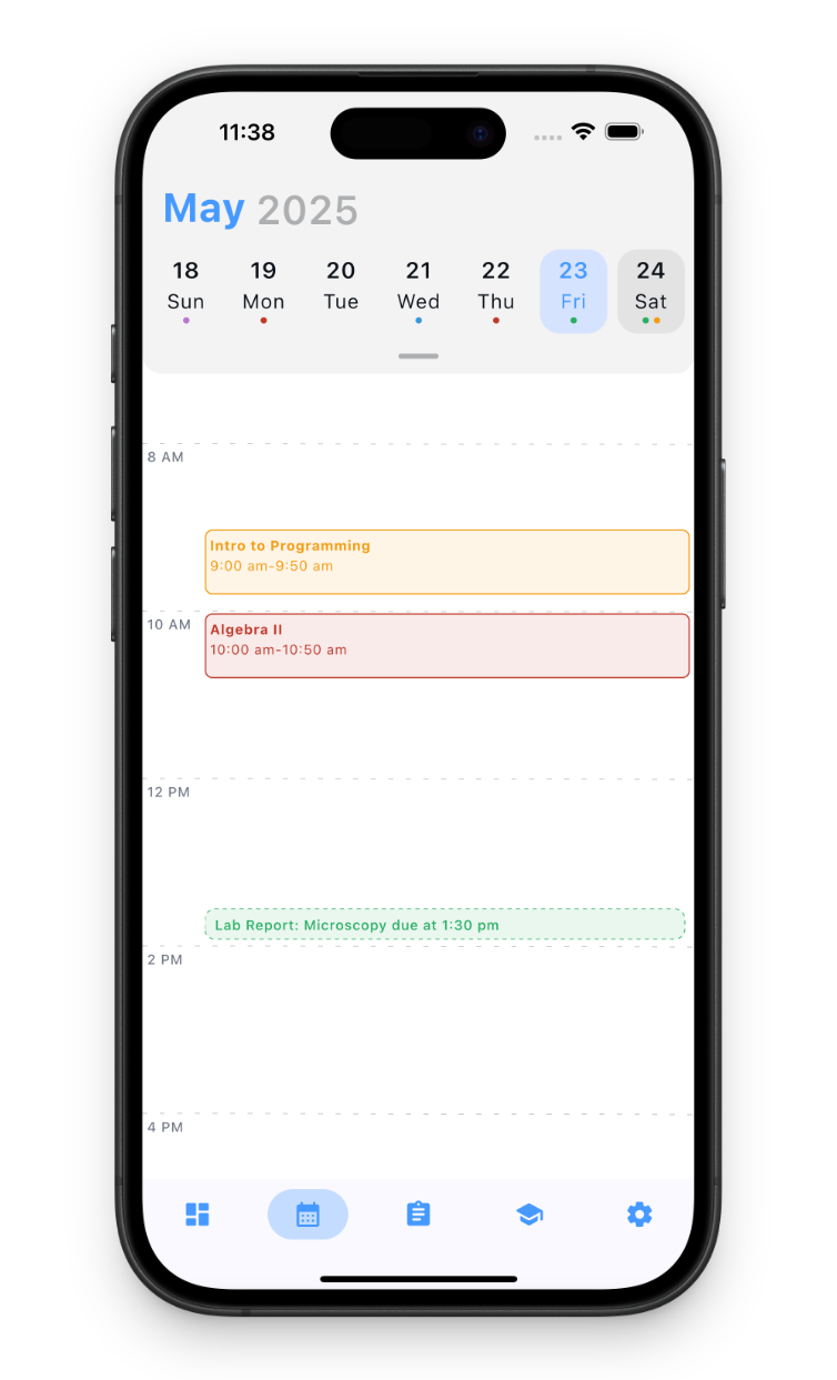Schedule View